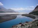 Paysage le long de l Indus