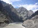 Paysage le long de l Indus