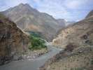 Paysage le long de l Indus