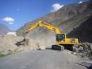 Travaux sur la route