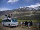 En route pour le polo festival au col de Shandur