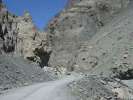 Eboulis sur la route entre Sost et le Kunjerab pass...2h d attente