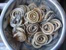 Serpents seches pour une petite soupe 