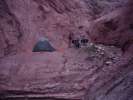 Camping au milieu d un canyon