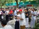Fanfare dans un parc a Shanghai