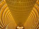 Vue du 87e etage a l interieur  de la Jin Mao Tower, Shanghai
