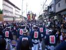 Dans la foule du Danjiri festival Osaka