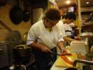Preparation des sashimi et sushi