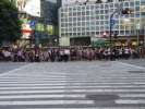 Wall of death ou tranchee carrefour de Shibuya Tokyo