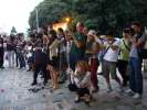 Touriste se bousculent pour prendre des photos
