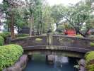 Le jardin du Sensō-ji temple bouddhiste , Asakusa