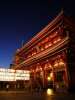 Le Sensō-ji temple bouddhiste de nuit , Asakusa