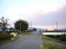 Camping au bord de la route a Shinonoibashi