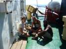 Casse croute sur le ferry