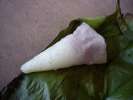 Sticky rice enroule de feuille de bananier