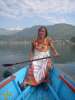 Maya sur le lac de  Pokhara 
