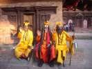 Saddhus au Durbar square, kathmandu 
