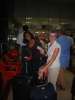 Depart a l aeroport d Antoinette et Joanna a Chennai 