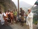 Rencontre de Jains, marchant de Upi a Badrinath 