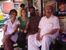 Marta, Mariline, Gerry, Ram a son magasin de jus paharganj Delhi