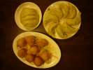 Tigmo, Veg Momos, Cheese balls du Ritchen restaurant Tibetain colony