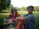 Marta, Celine, Mathias au Lodi Garden