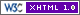 Notre site est valide XHTML Transitionnel 1.0